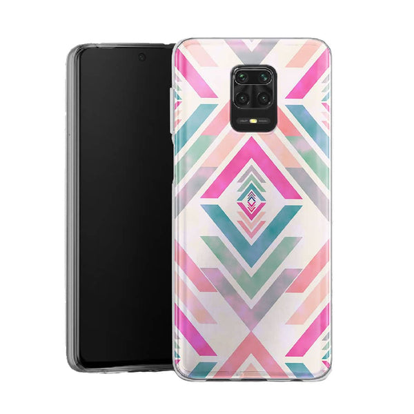 Coque pour Xiaomi Note 9 Fancy Diams azteque Rose
